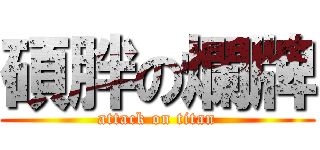 碩胖の爛牌 (attack on titan)