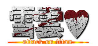 雪雲♥ (attack on titan)