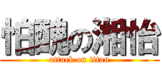 怕醜の湘怡 (attack on titan)