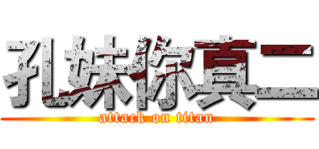 孔妹你真二 (attack on titan)