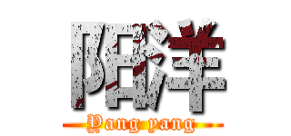 阳洋 (Yang yang)