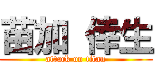 苗加 倖生 (attack on titan)