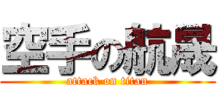 空手の航晟 (attack on titan)