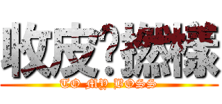 收皮啦撚樣 (TO MY BOSS)