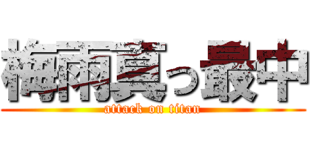 梅雨真っ最中 (attack on titan)