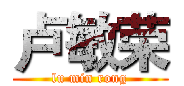 卢敏荣 (lu min rong)