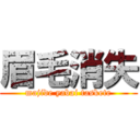 眉毛消失 (majide yabai taskete)