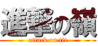 進撃の嶺 (attack on tit)