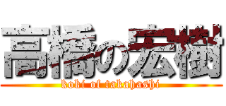 高橋の宏樹 (koki of takahashi)