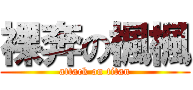 裸奔の楓楓 (attack on titan)