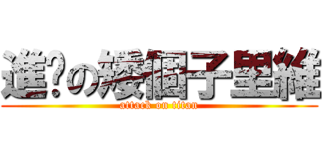 進擊の矮個子里維 (attack on titan)