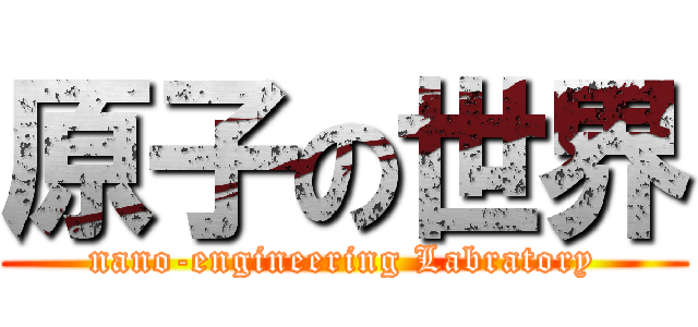 原子の世界 (nano-engineering Labratory)
