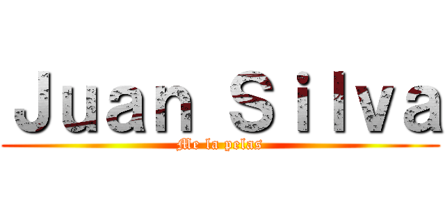 Ｊｕａｎ Ｓｉｌｖａ (Me la pelas)