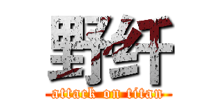 野纤 (attack on titan)