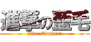 進撃の藍毛 (Blue Elephant)