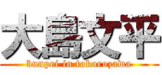 大島文平 (bunpei in tokorozawa)