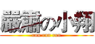 嚴肅の小翔 (run run run)