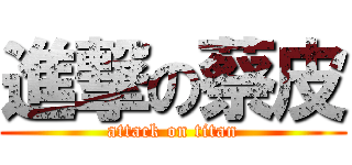 進撃の蔡皮 (attack on titan)