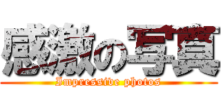 感激の写真 (Impressive photos)