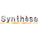 Ｓｙｎｔｈèｓｅ ()