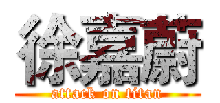 徐嘉蔚 (attack on titan)