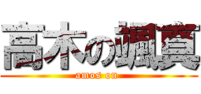 高木の颯真 (amos on )