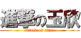 進撃の玉欣 (attack on titan)