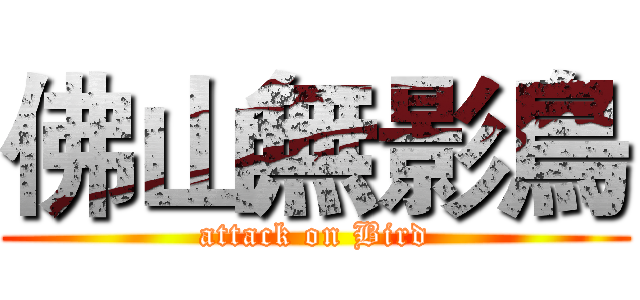 佛山無影鳥 (attack on Bird)