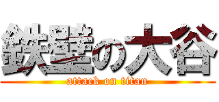 鉄壁の大谷 (attack on titan)