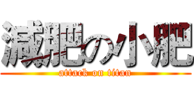 減肥の小肥 (attack on titan)