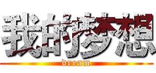 我的梦想 (dream)