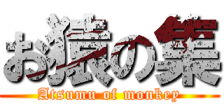 お猿の集 (Atsumu of monkey)