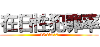 在日性犯罪率 (80 times)