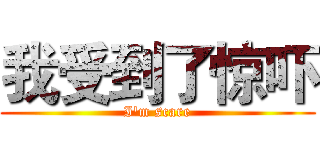 我受到了惊吓 (I'm scare)