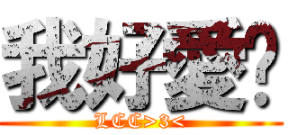 我好愛你 (LCC>3<)