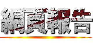 網頁報告 ()