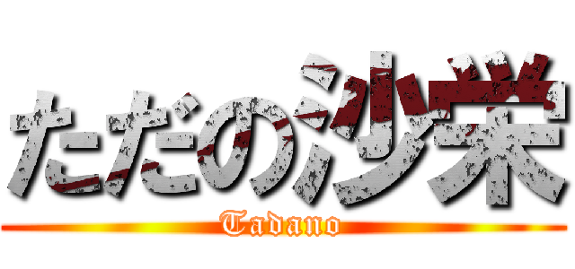 ただの沙栄 (Tadano)