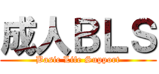 成人ＢＬＳ (Basic Life Support)