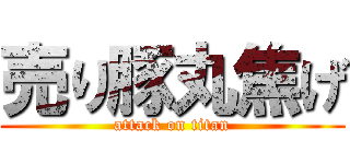 売り豚丸焦げ (attack on titan)