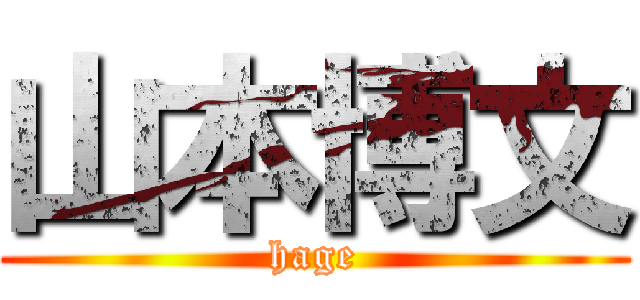 山本博文 (hage)