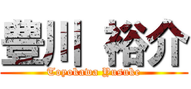 豊川 裕介 (Toyokawa Yusuke)