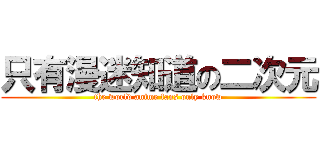 只有漫迷知道の二次元 (the world anime fans only know)