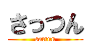 さっつん (sattun)