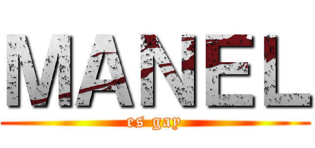ＭＡＮＥＬ (es gay)