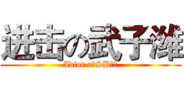 进击の武子潍 (Idiot a丶SB一个)