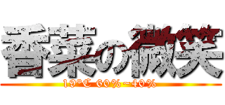 香菜の微笑 (19°C 60%~40%)