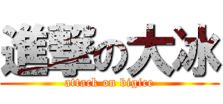 進撃の大冰 (attack on bigice)