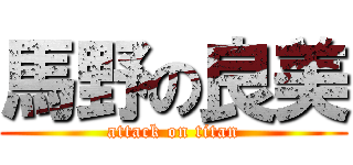 馬野の良美 (attack on titan)