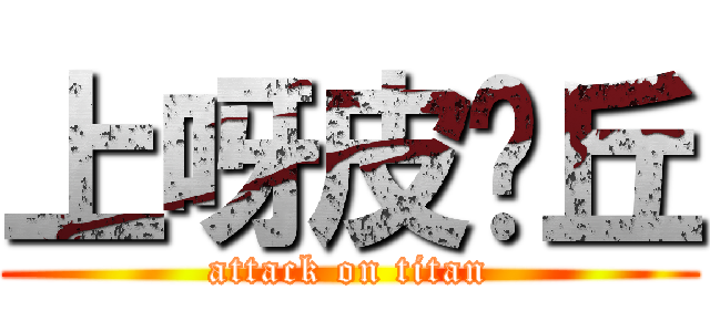 上呀皮卡丘 (attack on titan)