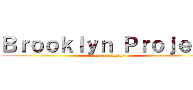 Ｂｒｏｏｋｌｙｎ Ｐｒｏｊｅｃｔ (Project: Reborn)